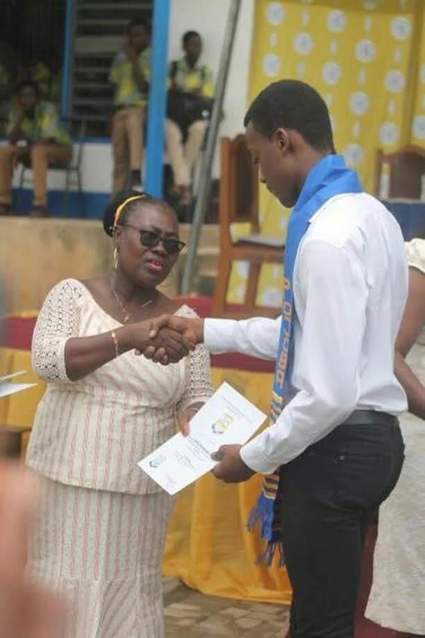 School prize giving at Pope John